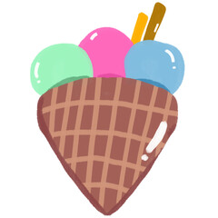 ice cream heart