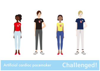 Challenged!／障がいと共に生きチャレンジする世界の人々／living with disability／ artificialcardiac pacemaker