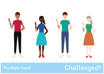 Challenged!／障がいと共に生きチャレンジする世界の人々／living with disability／Prosthetic arm／Prosthetic hand