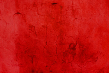 Abstract Cracked  Red Wall Background. Haunted and Creepy Red Wall Background. 
Horror Concept
