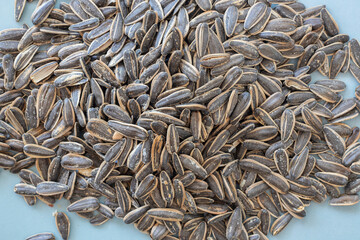 Black sunflower seeds. For texture or background