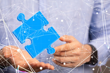 Concept for business strength and success..