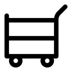 Food Cart Icon Illustration