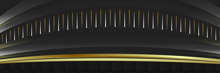 Abstract black gold and grey background