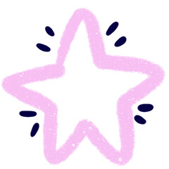 Abstract wiggly line and doodle clipart.