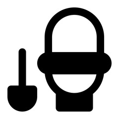 Toilet Icon Illustration