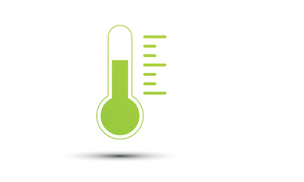 icona, termometro, temperatura, climatizzazione
