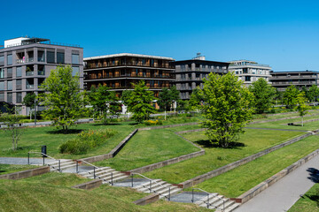Fototapeta premium Moderne Architektur in Heilbronn