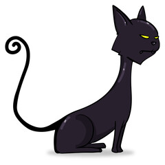 Black cat Halloween