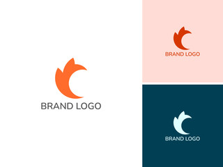 ILLUSTRATION LETTER C COLOR MODERN LOGO ICON DESIGN VECTOR