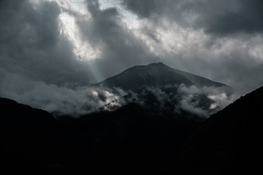 storm on mountain top © rick