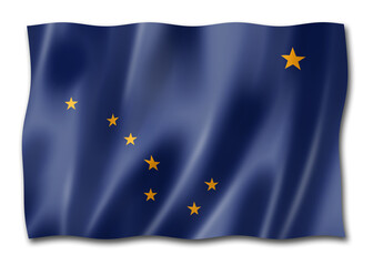 Alaska flag, USA