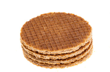 dutch waffles isolated