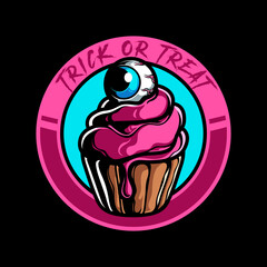 EYES TOPPING CUP CAKES HALLOWEEN