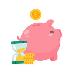piggy bank and dollar coin Ideas for saving money for the future