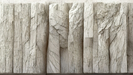 abstract white hardwood texture, vertical wood planks, 3d render, 3d illustration