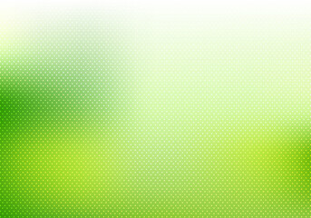 Abstract green nature blurred background with polka dots pattern