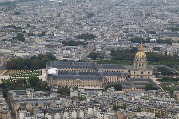 Fototapeta na wymiar Paris vue du ciel