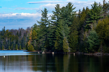 Fototapeta na wymiar Canoe Lake Serenity