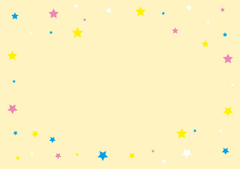 星を散りばめた背景イラスト