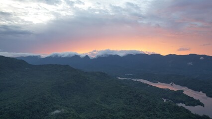 The Mountains and Fjords of Milford Sound and Doubtful Sound, New Zealand. Bengoh Valley, Sarawak.