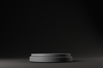 minimal elegant podium scene for product backdrop on 3d rendering
