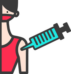 Infection Virus Icon, Outline Style