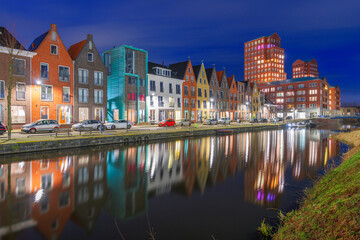 Fototapeta na wymiar Amersfoort, Netherlands cityscape in the Vathorst District