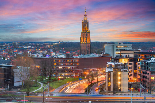 Amersfoort, Netherlands Town Skyline