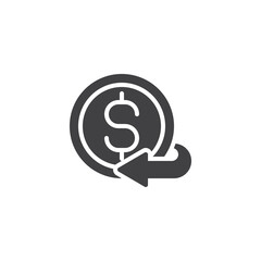 Money back guarantee vector icon