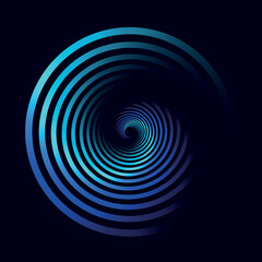 Vector Abstract Spiral Design Background