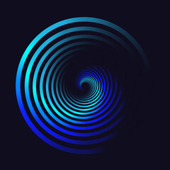 Vector Abstract Spiral Design Background
