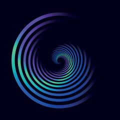 Vector Abstract Spiral Design Background