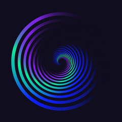 Vector Abstract Spiral Design Background