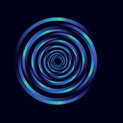 Vector Abstract Spiral Design Background