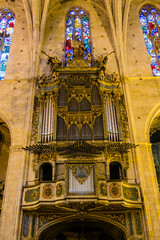 organo historico restaurado, batería de batalla original de Jordi Bosch (1772) ,Convento de San...