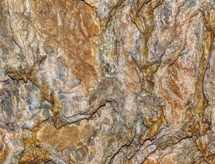 Internal natural made decorations inside Stopica cave at Zlatibor, Serbia.