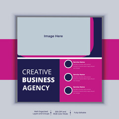Professional business social media post square banner design. Modern layout vector template. Digital marketing agency banner design.
