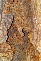 Beautiful internal natural made decorations inside Stopica cave at Zlatibor, Serbia.