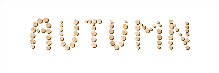 Watercolor autumn texture quote. Text background. Orange and yellow abstract landscape gradient. Peach batik graphic. Fall color painting. Design illustration brush stroke. Aquarelle art backdrop