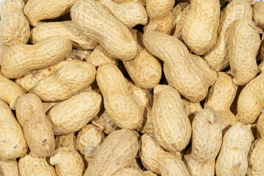 Primer plano de cacahuetes 