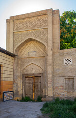 Husayni madrasah in Bukhara. Uzbekistan