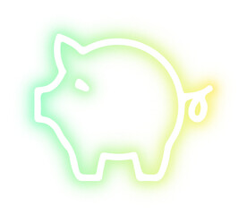 Collection of animal neon