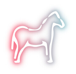 Collection of animal neon