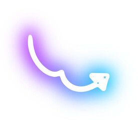 Collection of arrow neon