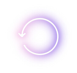 Collection of arrow neon