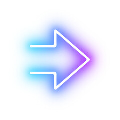 Collection of arrow neon