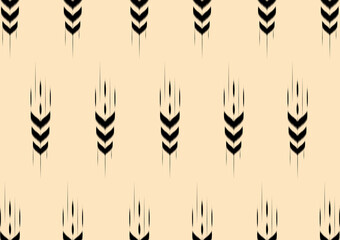 geometric ethnic oriental ikat seamless pattern traditional imitation yarn design for background carpet wallpaper clothing wrap batik fabric embroidery style vector illustration