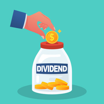 Contribution to dividend fund. money in the bottle