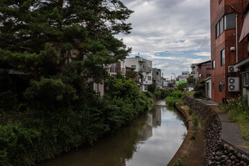 Obraz na płótnie Canvas 長岡市の風景